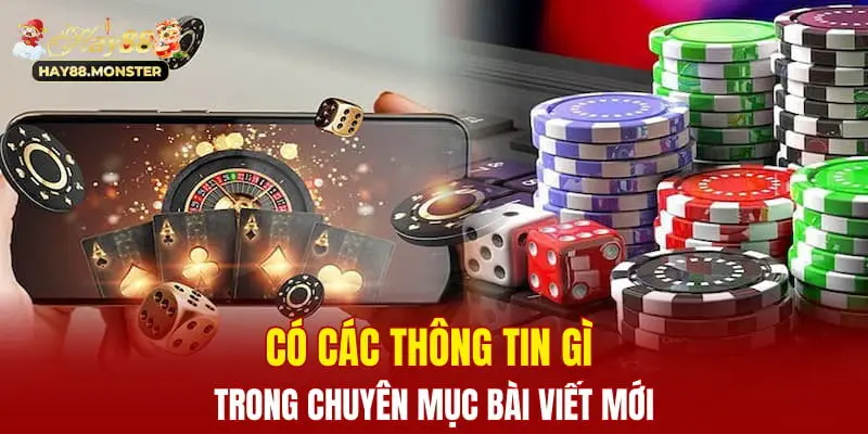 Có các thông tin gì trong chuyên mục bài viết mới